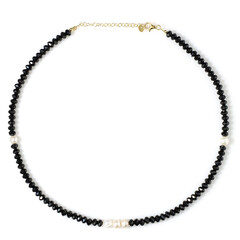 Collana in argento con Spinello Nero (Riya)
