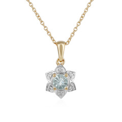 Collana in argento con Acquamarina