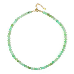 Collana in argento con Crisoprasio