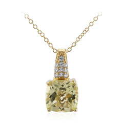 Collana in argento con Citrino Limone