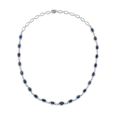 Collana in oro con Zaffiro Ceylon (CIRARI)