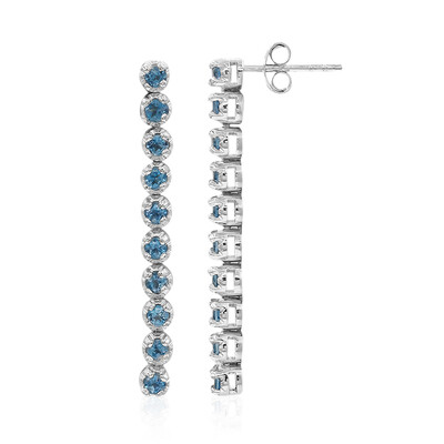 Orecchini in argento con Topazio Blu Londra