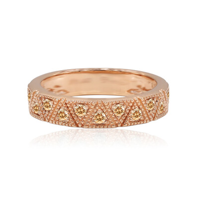 Anello in oro con Diamante Rose de France SI1 di Argyle (Annette)