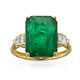 Anello in oro con Smeraldo Zambia AAA (CIRARI)