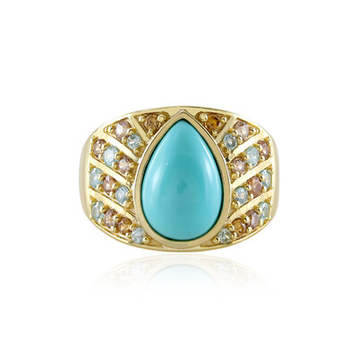 Anello in argento con Turchese Sleeping Beauty (KM by Juwelo)