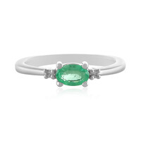 Anello in argento con Smeraldo Etiope