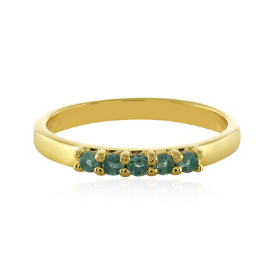 Anello in argento con Indicolite