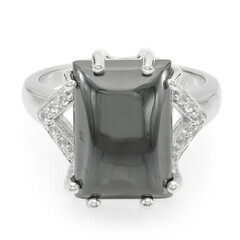 Anello in argento con Ematite