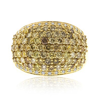 Anello in oro con Diamante Fancy SI2 (CIRARI)
