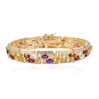 Bracciale in argento con Granato
