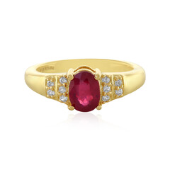 Anello in argento con Rubino Bemainty