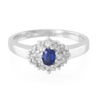 Anello in argento con Cianite Tibetana