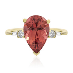 Anello in oro con Tormalina Neon del Congo (CIRARI)
