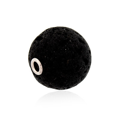 Ciondolo in argento con Perla di Lava (MONOSONO COLLECTION)