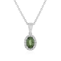 Collana in argento con Apatite Cromo
