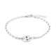 Bracciale in argento con Topazio Bianco