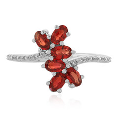 Anello in argento con Rubino Tramonto