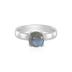 Anello in argento con Labradorite Blu Maniry (KM by Juwelo)