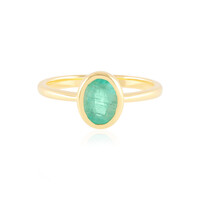 Anello in argento con Smeraldo Russo