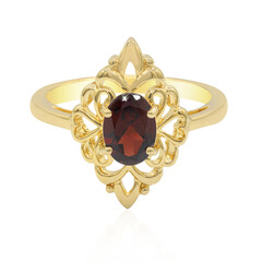 Anello in argento con Granato Mozambico