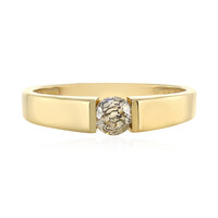 Anello in oro con Diamante Cioccolato I1