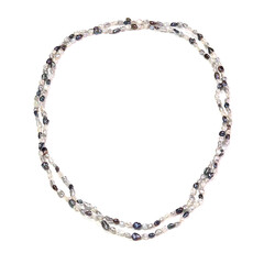 Collana in argento con Perla d'Acqua Dolce Bianca (TPC)