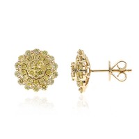Orecchini in oro con Diamante Giallo SI2 (CIRARI)
