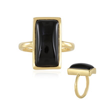 Anello in argento con Onice Nero