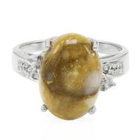 Anello in argento con Quarzo Dinosauro