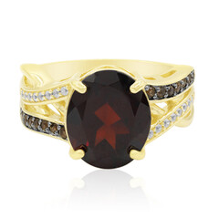 Anello in argento con Granato