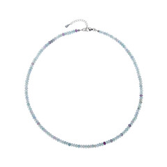 Collana in argento con Fluorite