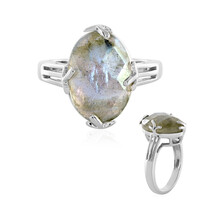 Anello in argento con Labradorite