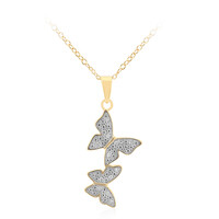 Collana in argento con Diamante I3 (I)