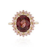 Anello in oro con Zircone Mogano