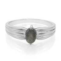 Anello da uomo in argento con Labradorite