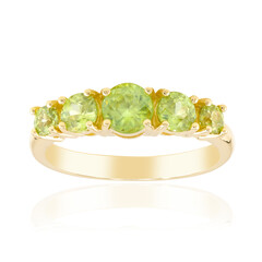Anello in oro con Sfene Capelinha