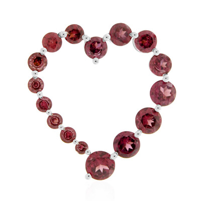 Ciondolo in argento con Rodolite