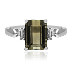 Anello in oro con Tormalina Neon del Congo (CIRARI)