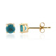 Orecchini in oro con Apatite Blu