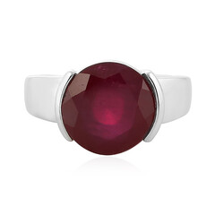 Anello in argento con Rubino del Madagascar