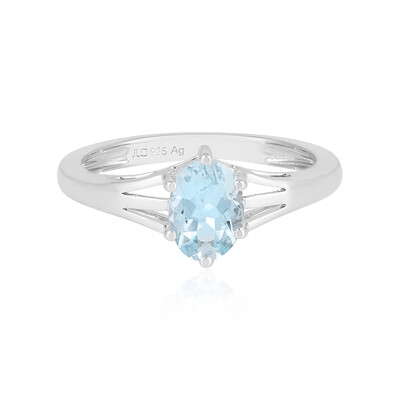 Anello in argento con Acquamarina