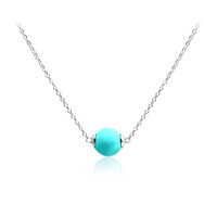 Collana in argento con Turchese Sleeping Beauty (Anne Bever)
