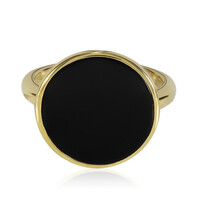 Anello in argento con Onice Nero