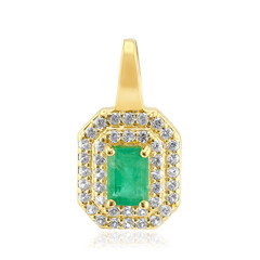 Ciondolo in argento con Smeraldo Zambia