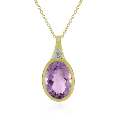 Collana in argento con Ametista Rose de France