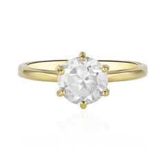 Anello in argento con Topazio Bianco