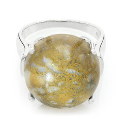 Anello in argento con Quarzo Dinosauro