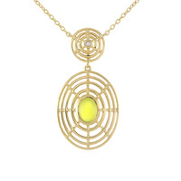Collana in argento con Agata Gialla