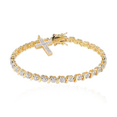 Bracciale in ottone con Diamante I3 (I) (Juwelo Style)