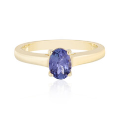Anello in oro con Tanzanite
